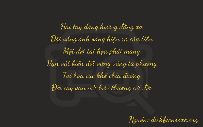 Thơ dịch biển số xe 22167