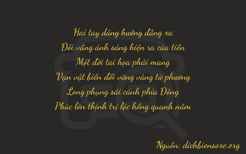 Thơ dịch biển số xe 22176