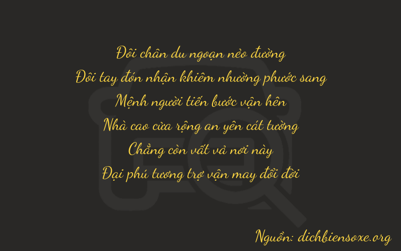Thơ dịch biển số xe 22206