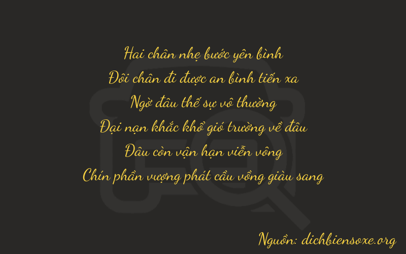 Thơ dịch biển số xe 22209