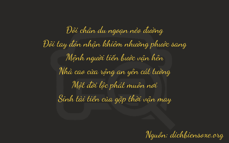 Thơ dịch biển số xe 22215