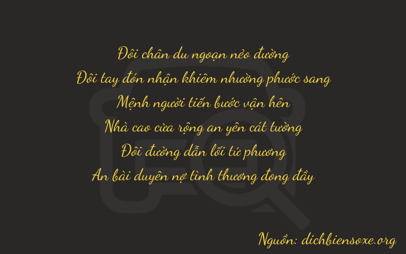 Thơ dịch biển số xe 22224