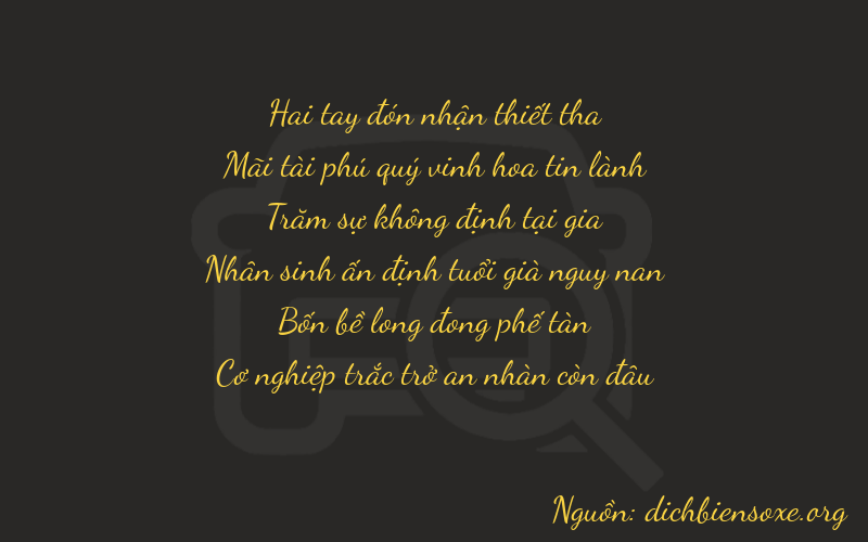 Thơ dịch biển số xe 22249
