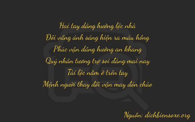 Thơ dịch biển số xe 22283