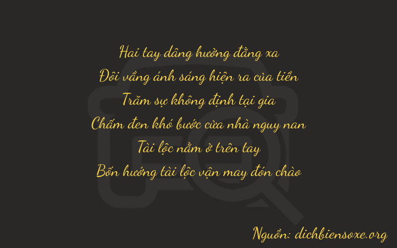 Thơ dịch biển số xe 22284