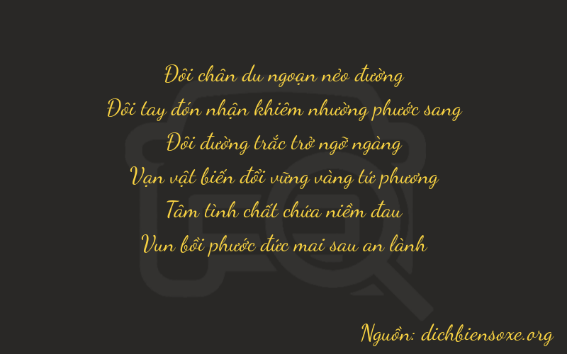 Thơ dịch biển số xe 22287