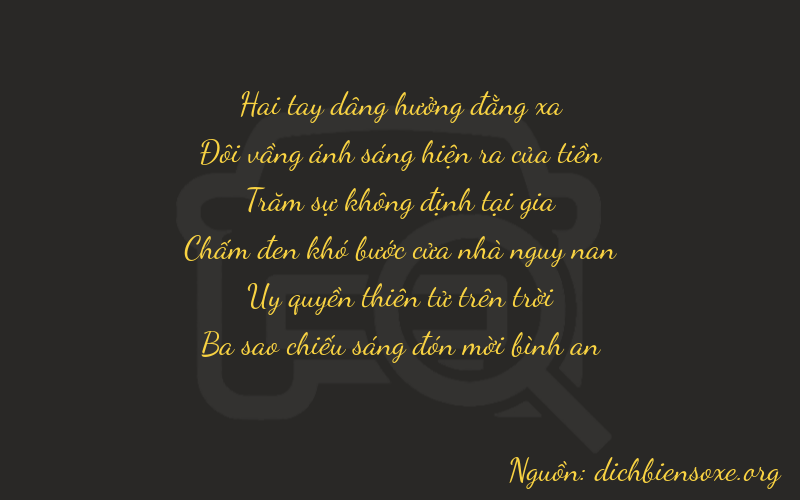 Thơ dịch biển số xe 22293