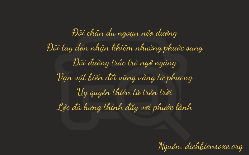Thơ dịch biển số xe 22296