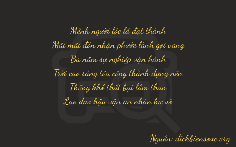 Thơ dịch biển số xe 22313