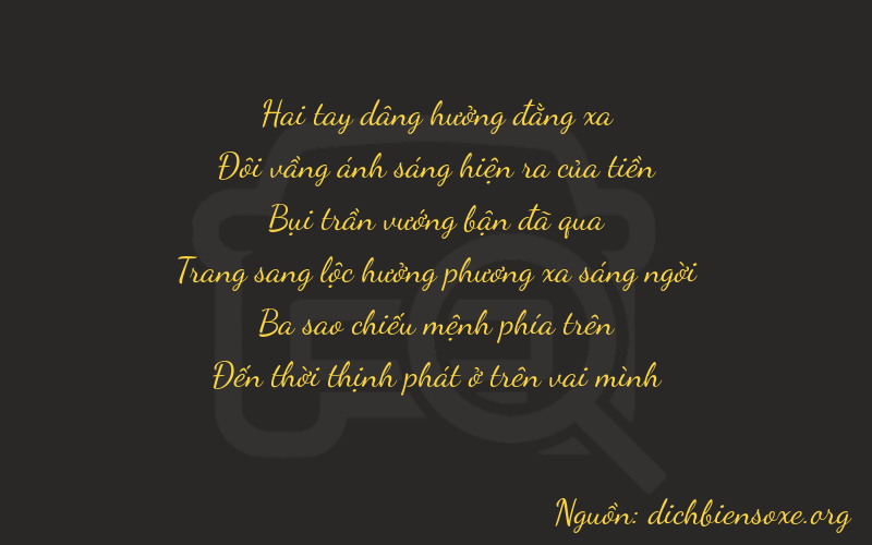 Thơ dịch biển số xe 22338