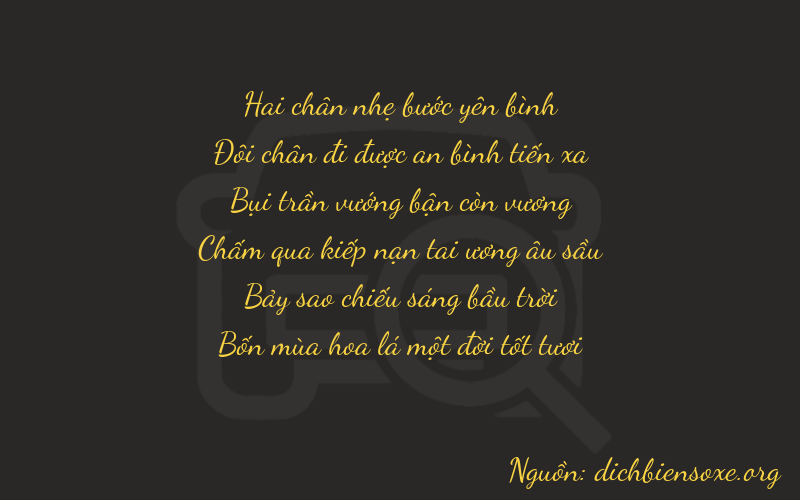 Thơ dịch biển số xe 22371