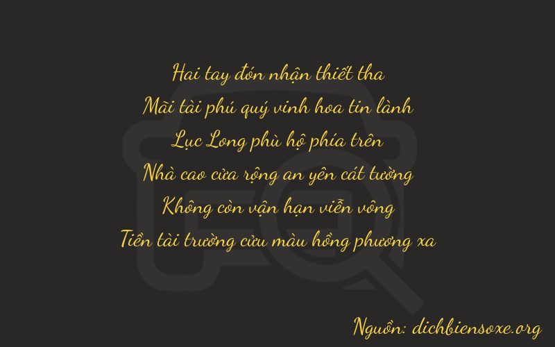 Thơ dịch biển số xe 22609