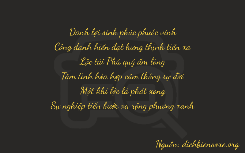 Thơ dịch biển số xe 22612