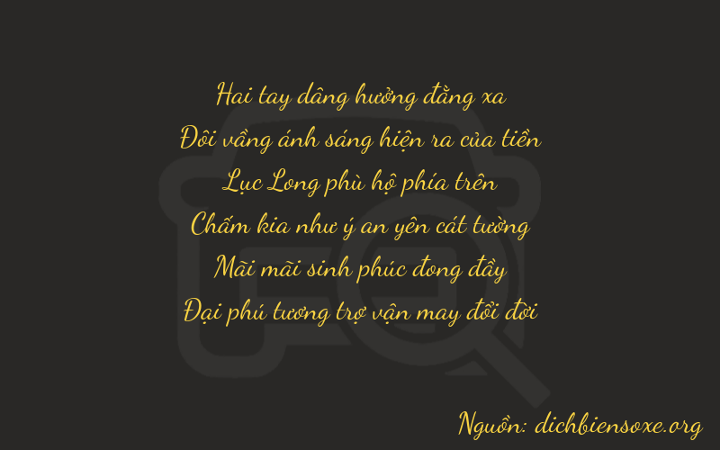 Thơ dịch biển số xe 22626