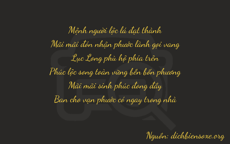 Thơ dịch biển số xe 22628