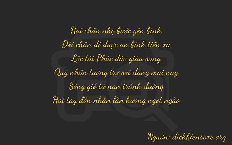 Thơ dịch biển số xe 22632
