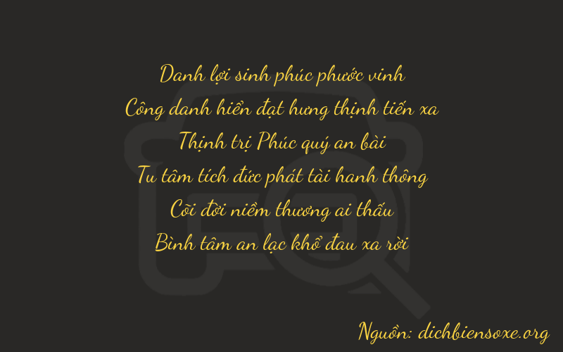 Thơ dịch biển số xe 22648