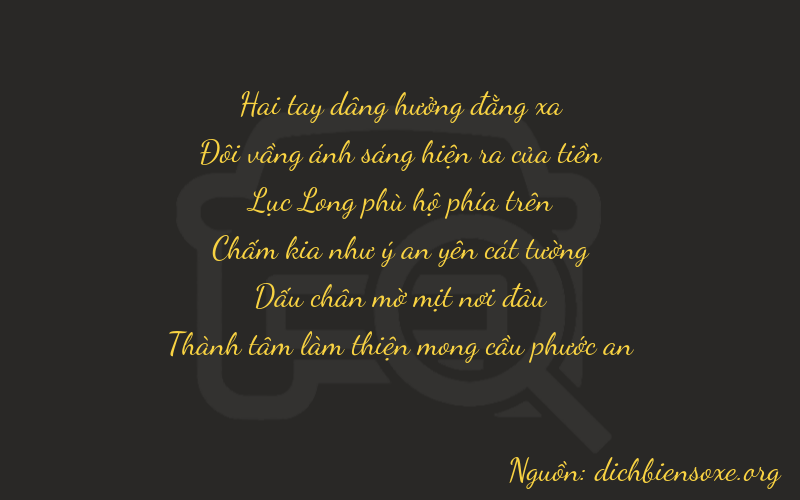 Thơ dịch biển số xe 22653