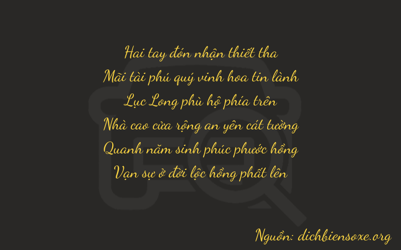 Thơ dịch biển số xe 22654
