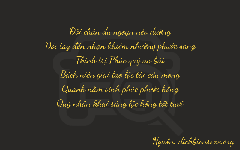 Thơ dịch biển số xe 22656