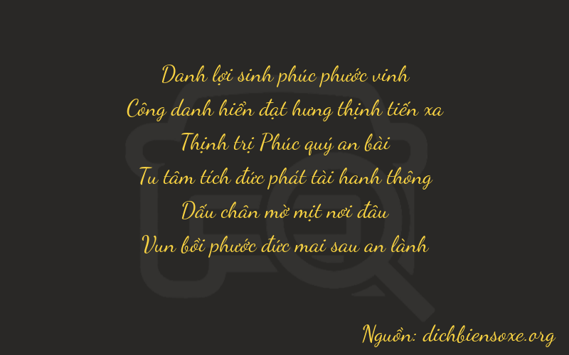 Thơ dịch biển số xe 22657