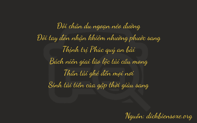 Thơ dịch biển số xe 22665