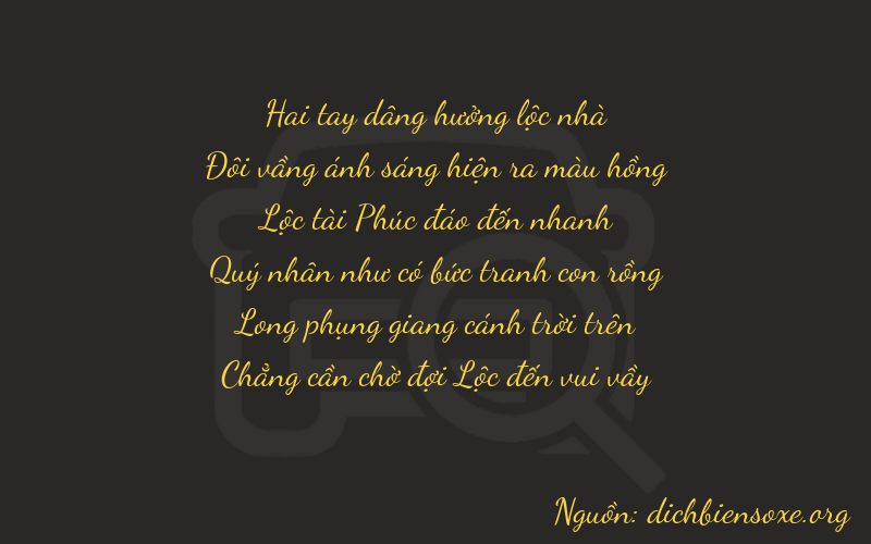 Thơ dịch biển số xe 22670