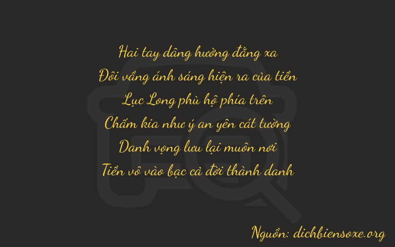 Thơ dịch biển số xe 22680