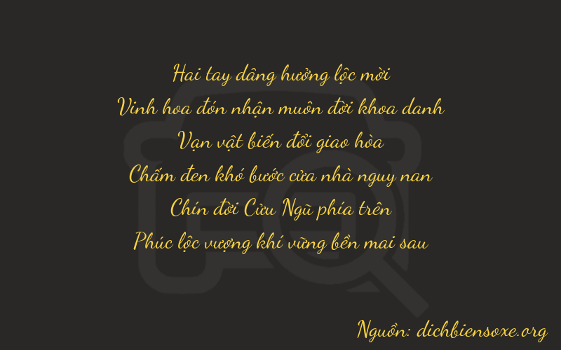Thơ dịch biển số xe 22696