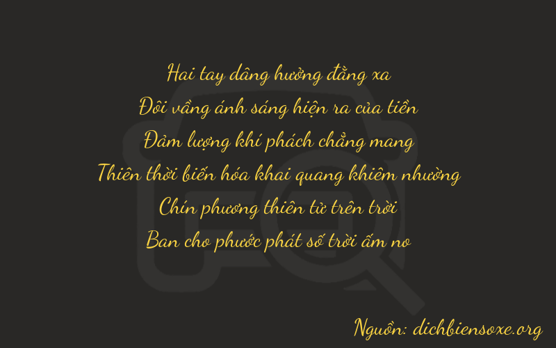 Thơ dịch biển số xe 22698