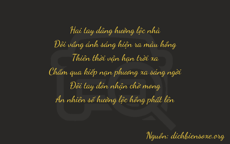 Thơ dịch biển số xe 22724