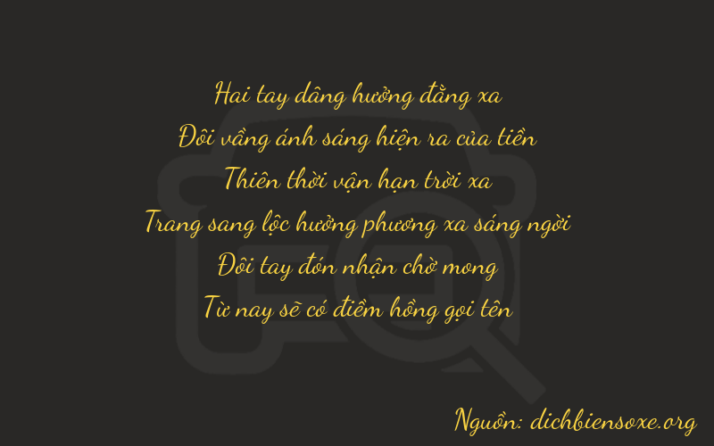 Thơ dịch biển số xe 22725