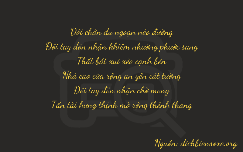 Thơ dịch biển số xe 22728