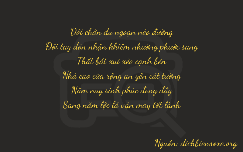 Thơ dịch biển số xe 22755