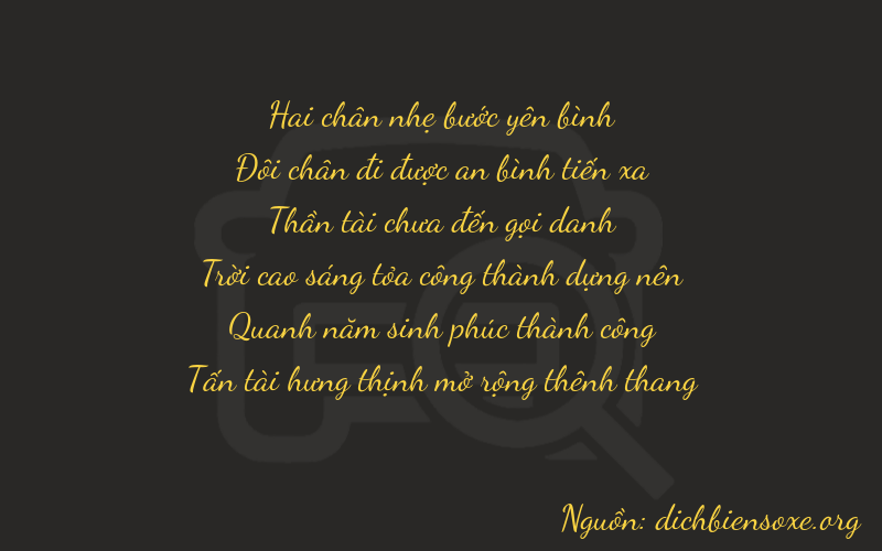 Thơ dịch biển số xe 22758