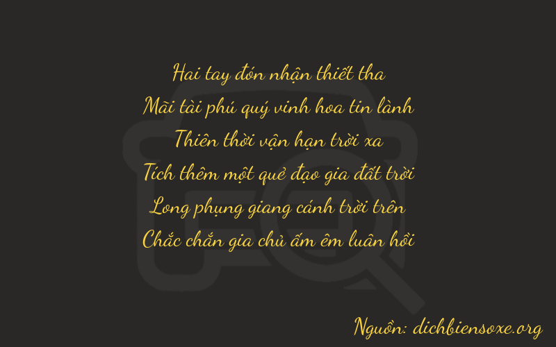 Thơ dịch biển số xe 22771
