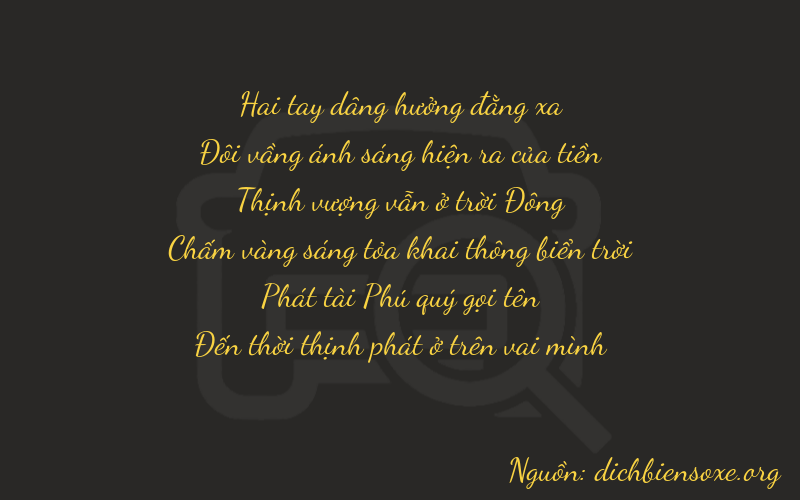 Thơ dịch biển số xe 22788