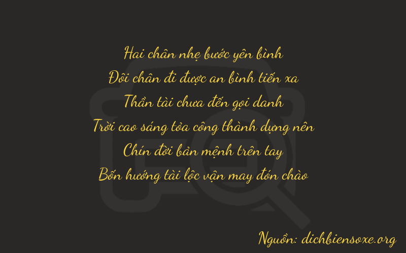 Thơ dịch biển số xe 22794