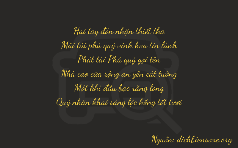 Thơ dịch biển số xe 22816