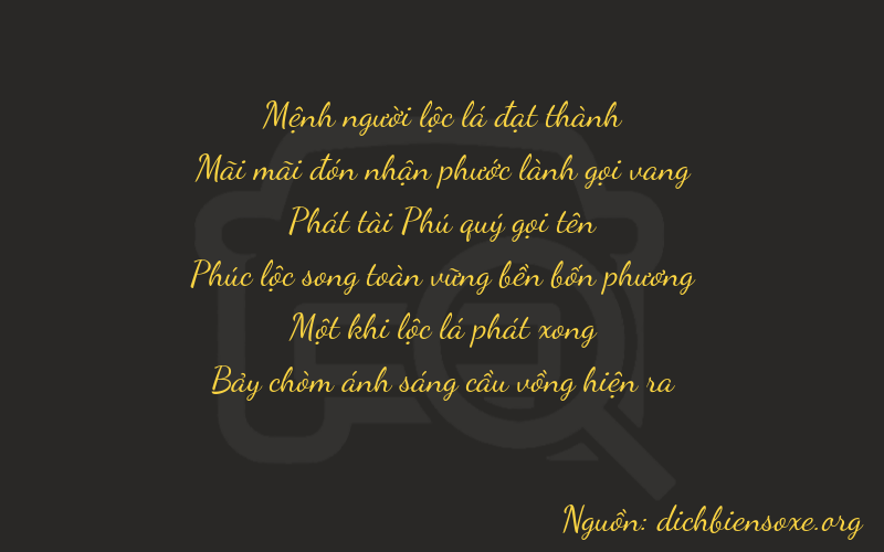 Thơ dịch biển số xe 22817