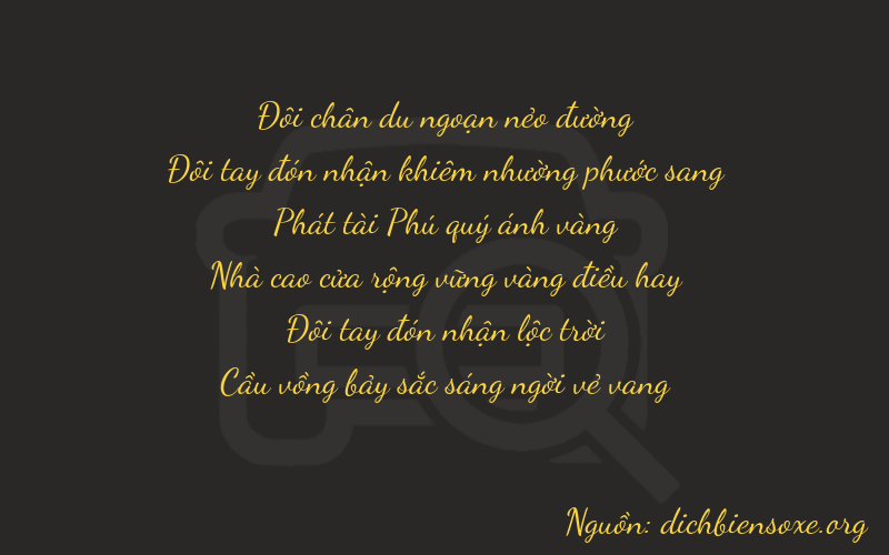 Thơ dịch biển số xe 22827