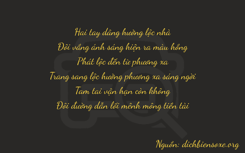 Thơ dịch biển số xe 22832