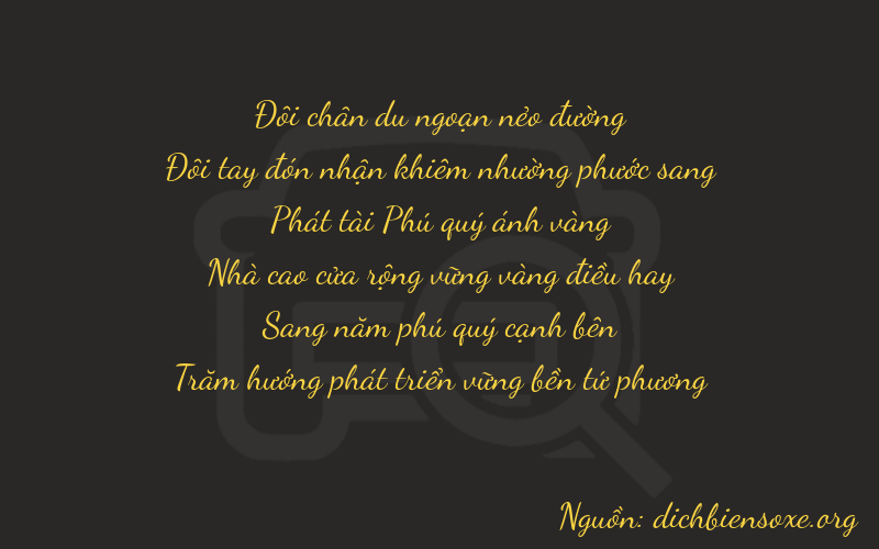 Thơ dịch biển số xe 22854