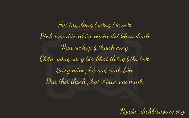 Thơ dịch biển số xe 22858