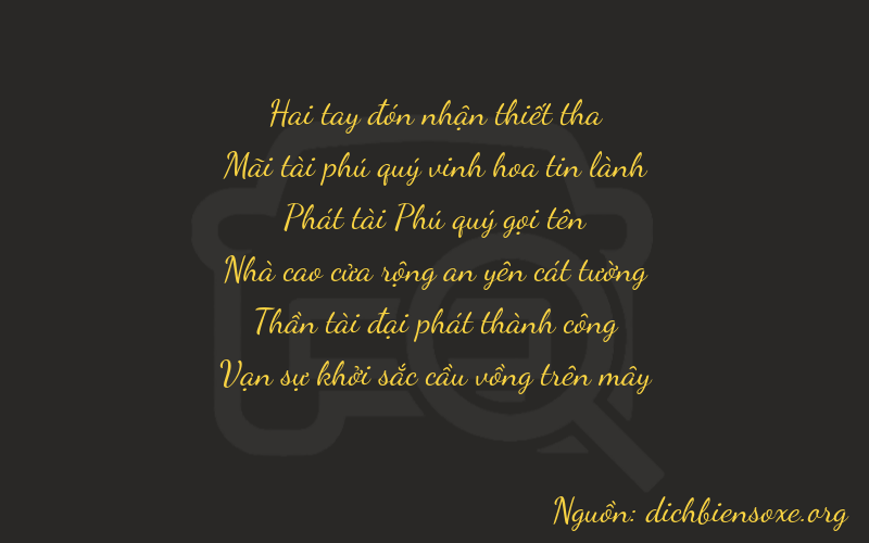 Thơ dịch biển số xe 22861