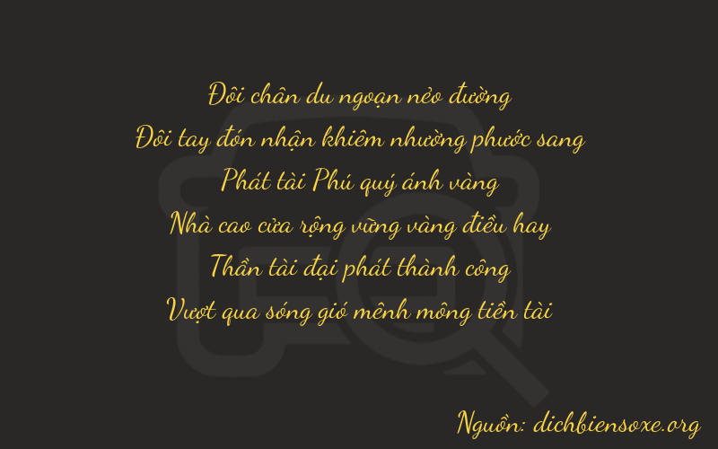 Thơ dịch biển số xe 22863