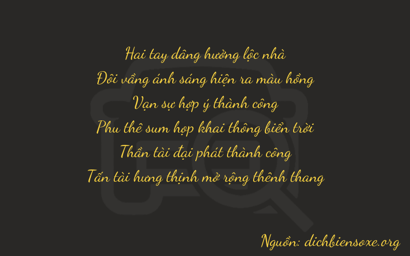 Thơ dịch biển số xe 22868