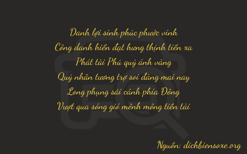 Thơ dịch biển số xe 22873