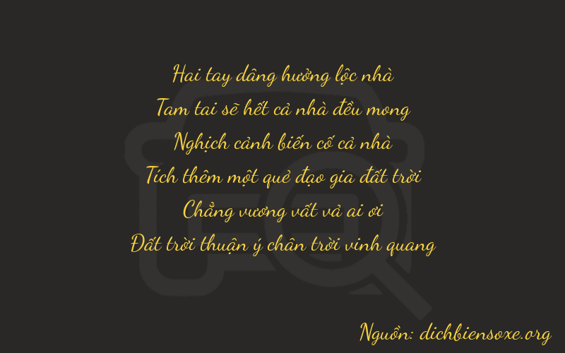 Thơ dịch biển số xe 23408