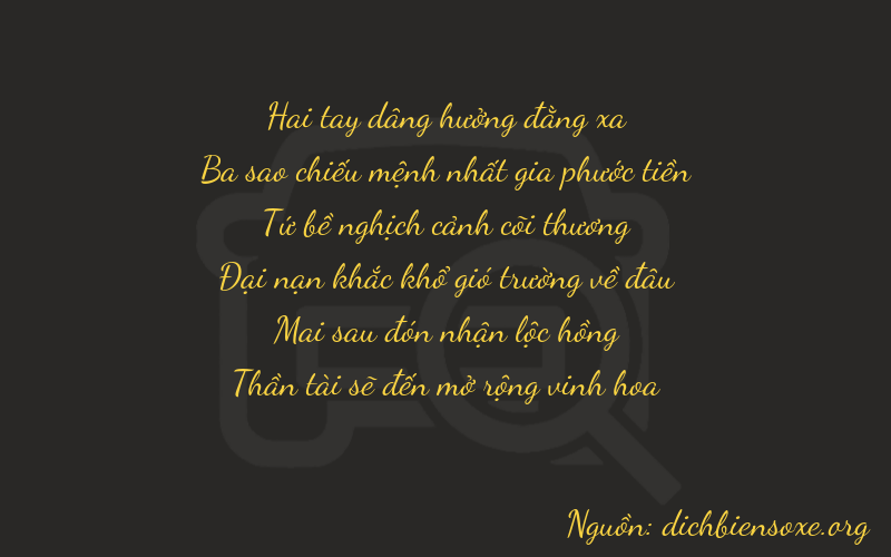 Thơ dịch biển số xe 23428